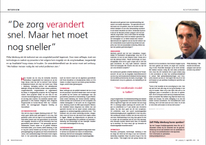 Medisch Ondernemen Magazine- interview Philip Idenburg